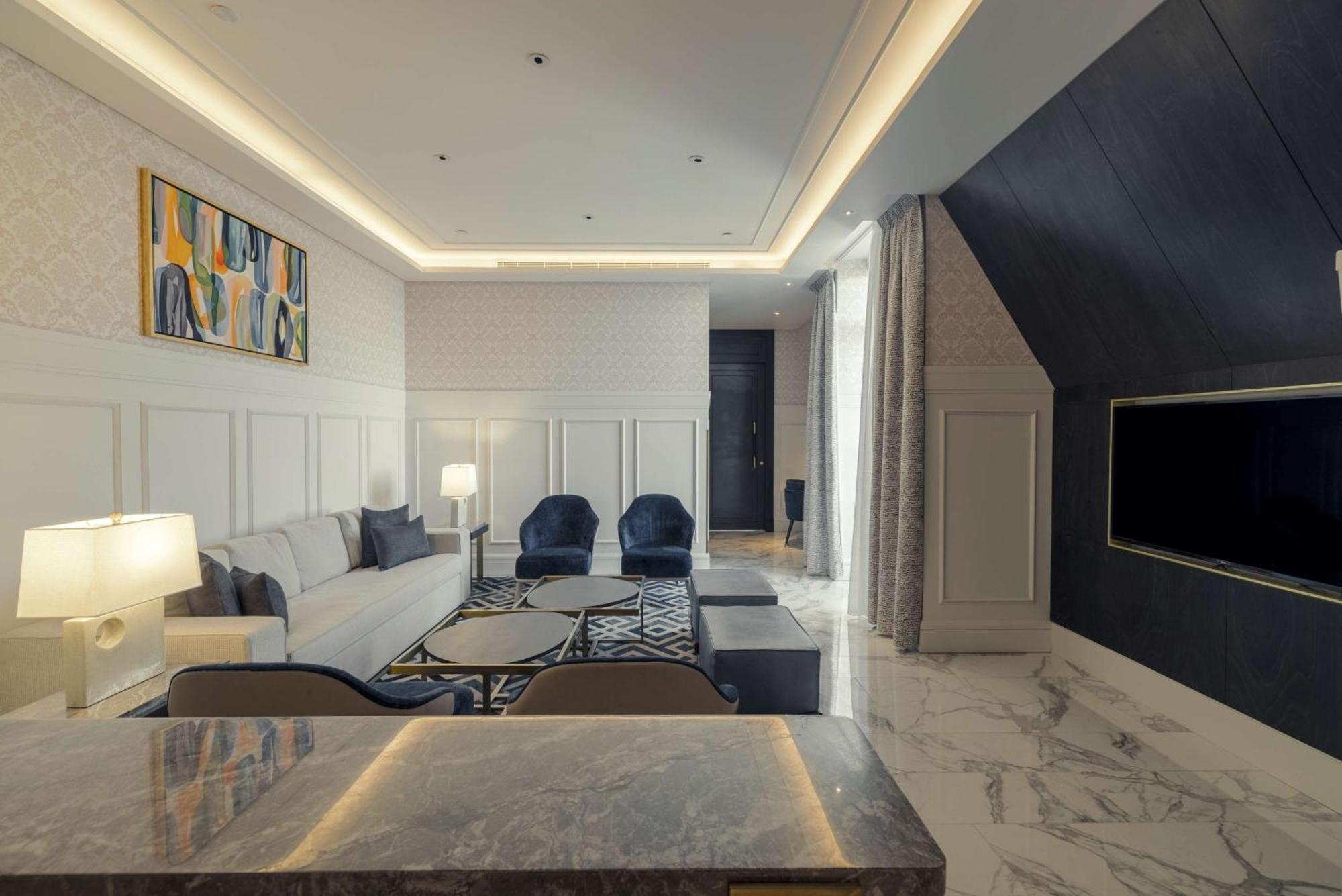 Mansard Riyadh, A Radisson Collection Hotel Exterior foto A 3D rendering of a living room